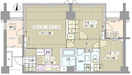 ガーデニエール砧レジデンス 1010 間取り図