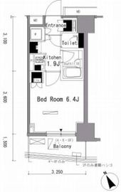 パークアクシス新板橋 E306 間取り図