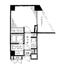 ホワイトヒルズ白金 1101 間取り図