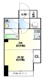 デュオ・スカーラ市ヶ谷 7階 間取り図