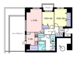 代官山アドレス ザ・レジデンス 4階 間取り図