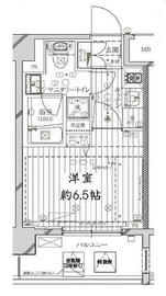 レガリス品川南大井パークサイド 6階 間取り図