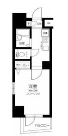 リクレイシア西麻布 1-12F1 間取り図