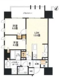 プレミスト東銀座築地アークコート 4階 間取り図