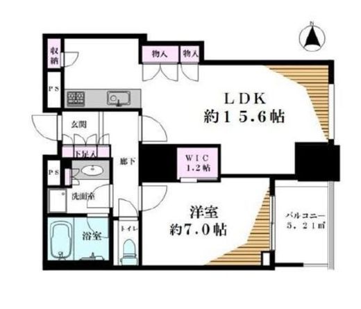 シティタワーズ豊洲ザ・ツイン サウスタワー 14階 間取り図