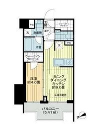 ディアナコート三軒茶屋 3階 間取り図