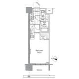 パークハビオ恵比寿 1202 間取り図