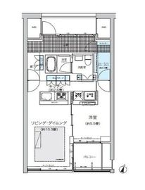 ガーデニエール砧ウエスト 355 間取り図