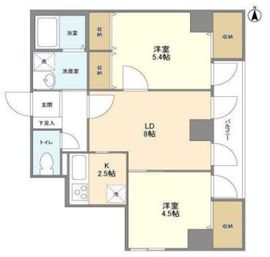 ローズマンションミヤハラ 202 間取り図