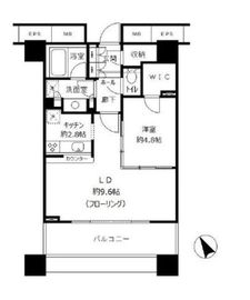 アウルタワー 22階 間取り図