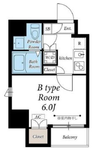 ビラビスタ猿楽町 502 間取り図
