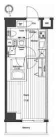 プレミアムキューブG北新宿 5階 間取り図