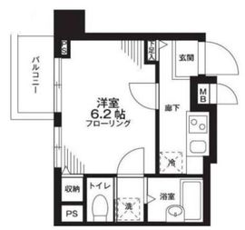 レキシントン・スクエア曙橋 605 間取り図