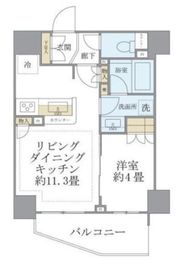 リビオレゾン駒込六義園プライムゲートレジデンスウエスト 1階 間取り図