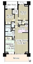 プラウドシティ阿佐ヶ谷 3階 間取り図