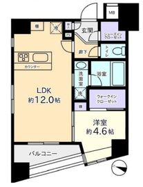 シティインデックス千代田岩本町 10階 間取り図