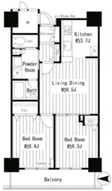 イーストコア曳舟一番館 7階 間取り図