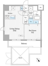 パティオスクエア御茶ノ水 901 間取り図