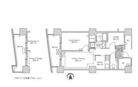 アクティ汐留 1615 間取り図