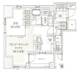 レフィール日本橋馬喰町 3階 間取り図