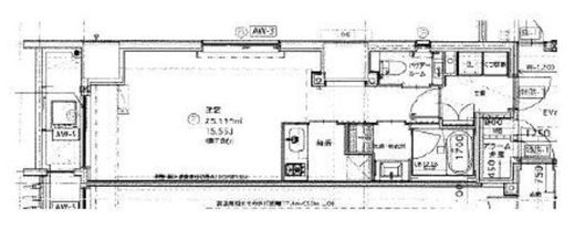 コビキス銀座 503 間取り図