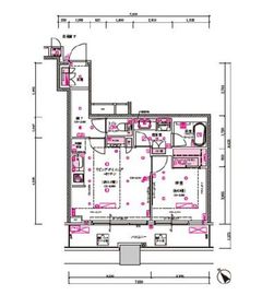 目黒第一マンションズ 1208 間取り図