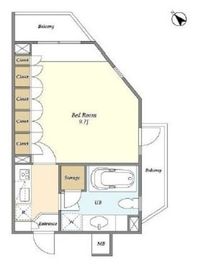 KDXレジデンス学芸大学 402 間取り図