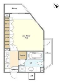 KDXレジデンス学芸大学 402 間取り図