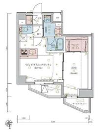 リヴシティ飯田橋 7階 間取り図