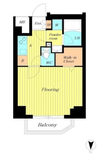 ヴァレッシア森下シティ 2階 間取り図