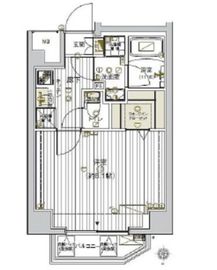 ヴァレッシア森下シティ 7階 間取り図