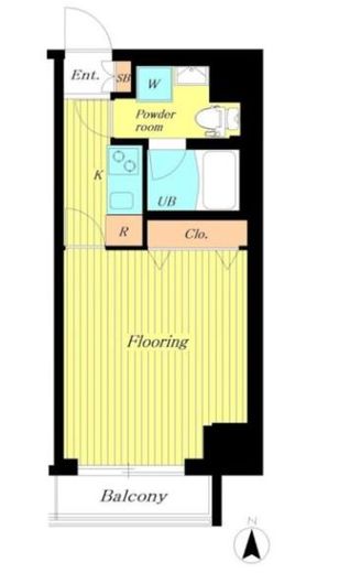 ヴァレッシア森下シティ 2階 間取り図