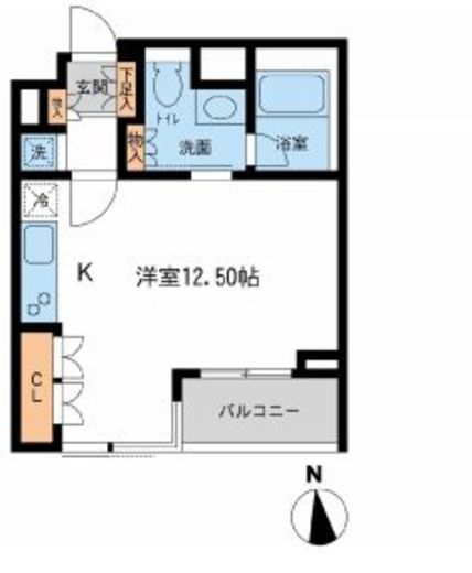 レジデンス白金コローレ 212 間取り図
