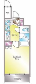 グラーサ銀座イースト 6階 間取り図