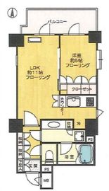 グランアビテ四谷三丁目ステーションフロント 8階 間取り図