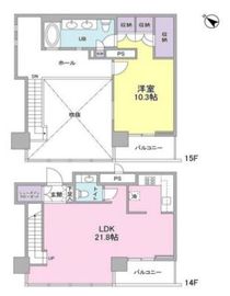 フォレストタウン参宮橋 1402 間取り図