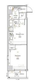 ログ代々木 204 間取り図
