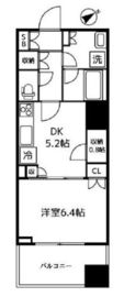 プラウドシティ蒲田 4階 間取り図