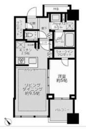 シティタワー武蔵小山 20階 間取り図