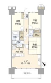 ザ・パークハウス日本橋大伝馬町 9階 間取り図