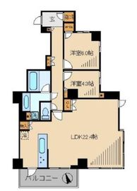 プラウド中野本町 3階 間取り図
