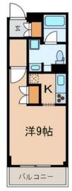 Feel A 飯田橋 5階 間取り図