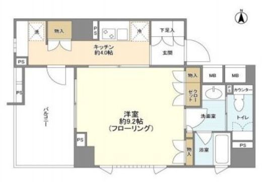 アトラス江戸川アパートメント 2階 間取り図