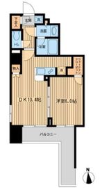 ファインアドレス新御徒町 207 間取り図