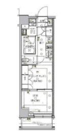 セジョリ南麻布 6階 間取り図