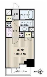 クレヴィア小石川後楽園 8階 間取り図