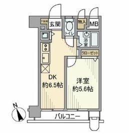 パークウェル麻布 9階 間取り図