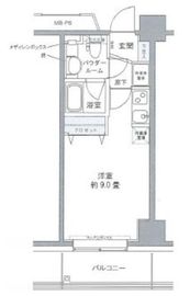 プライムアーバン豊洲 508 間取り図