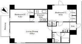 グランドメゾン六番町 5階 間取り図