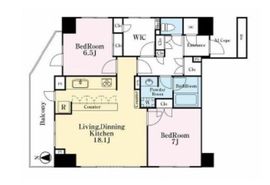 フォルム四谷外苑東 10階 間取り図
